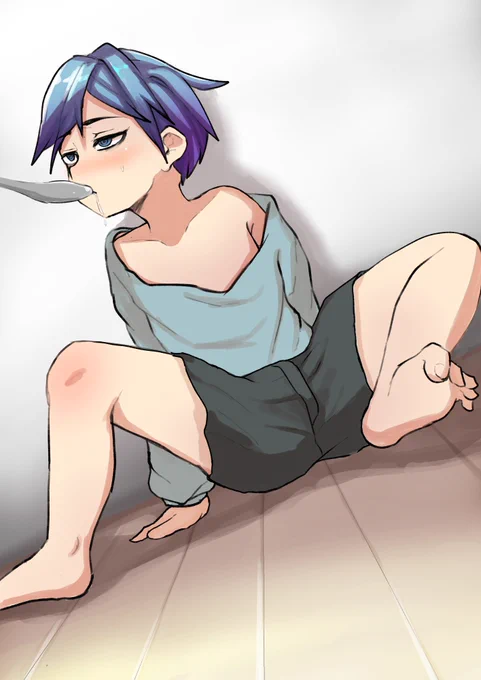 NSFW 何か飲まされてTFする男の子(1/2) 