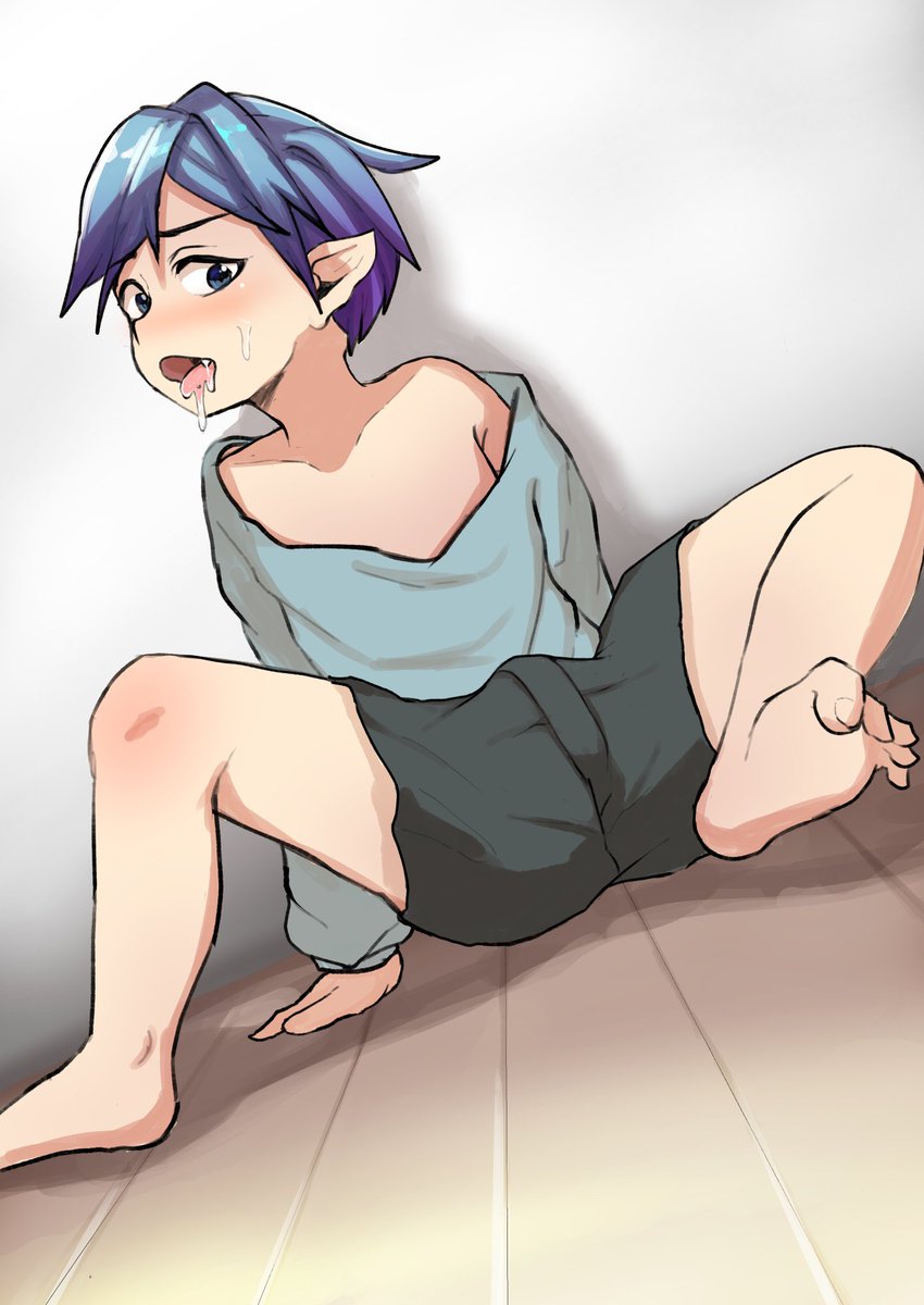 NSFW 何か飲まされてTFする男の子(1/2) 