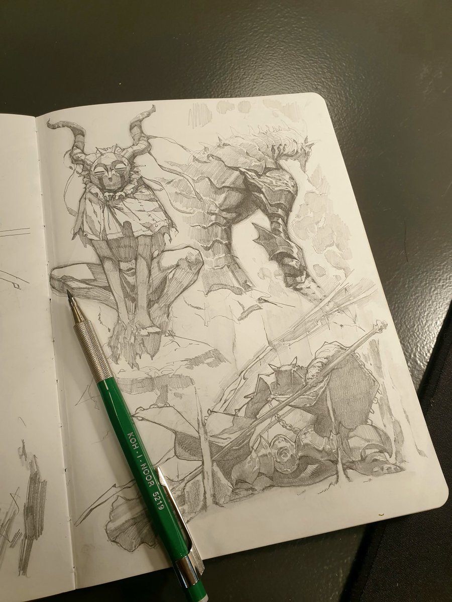 BenJuniu's tweet photo. Sketches https://t.co/ex2yfD4SPL