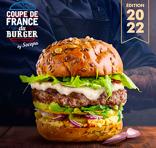 CateMarketing's tweet photo. [Concours] La 7e édition de la @CFBurger_Socopa 🍔connaît désormais ses 25 finalistes qui se rencontreront lors d'une finale 🏆 passionnante organisée le 30 mars 2022 à Paris lors du @sandwichshows ! 
➡️ Les finalistes : https://t.co/Sm7aVDhm9Y 
#CFBurger #InSnackingwetrust https://t.co/O5VENe1PE2