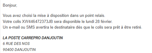 AlexandreTAME's tweet photo. Merci @Chronopost, toujours au top dans le suivi des consignes... https://t.co/ppvh5C8v8V