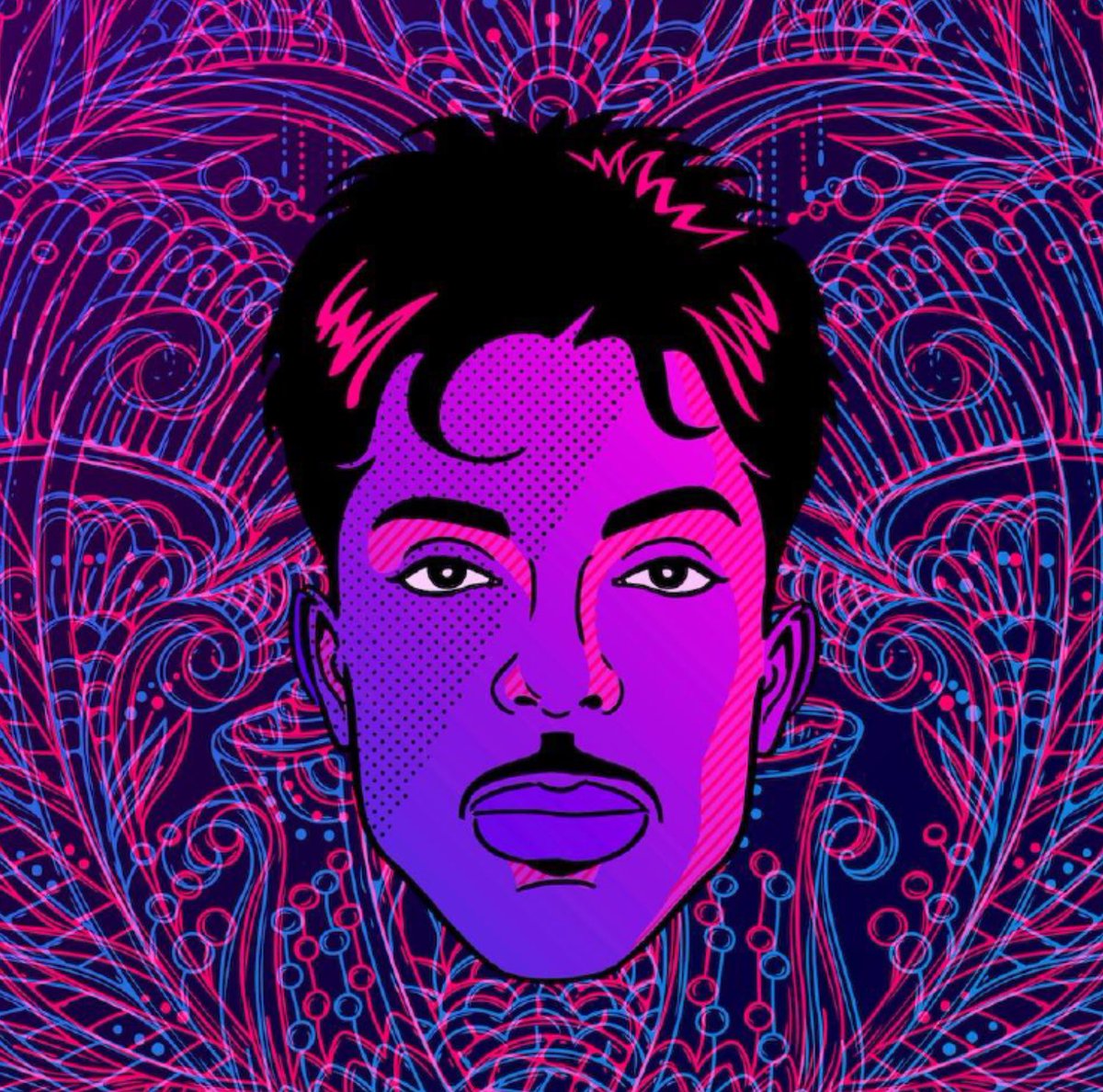 dedpopldn's tweet photo. ‘Instead of hate, celebrate’ #prince #purplerain #dedpop #tezos #NFT https://t.co/zWJAu45aqa