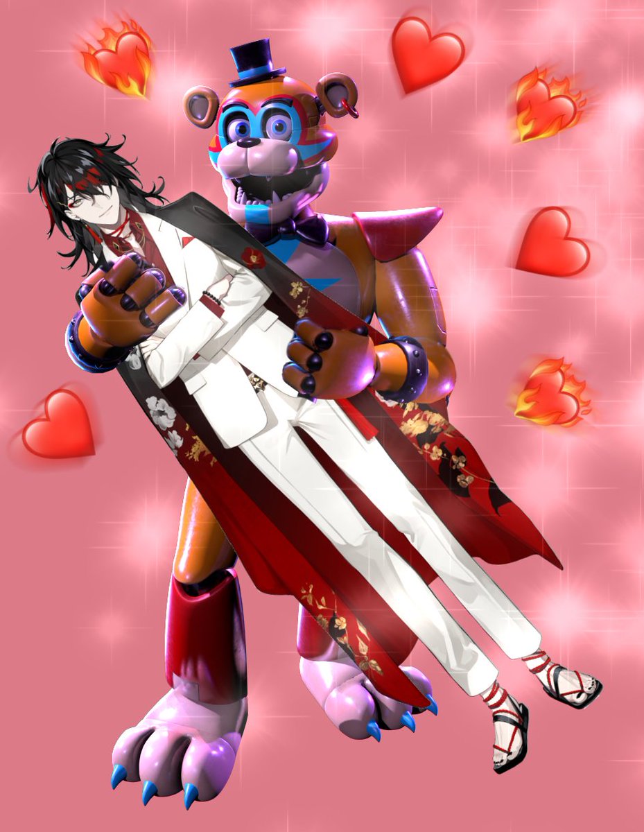 lyflysmaybe's tweet photo. Milord asked for fanfic but he didn’t ask for GOOD fic 🦍
Vox x Glamrock Freddy, post Security Breach true ending, PG rating

1st image is meme + writing, 2nd is same writing on solid background for better legibility, 3rd is meme without writing, come get y’alls juice
#kinfiction https://t.co/cKeRXhmycz