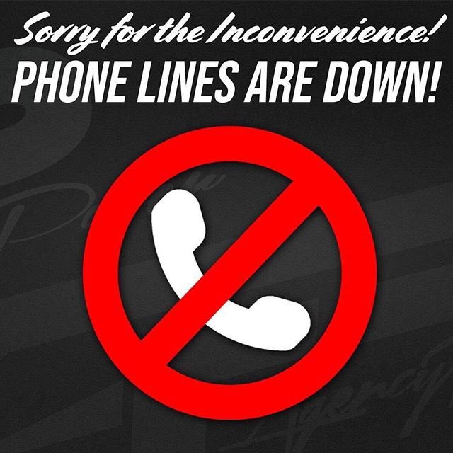 We are still having difficulties with our phone lines, we appreciate your patience and BT have said these issues will be resolved within 5-7 business working days.