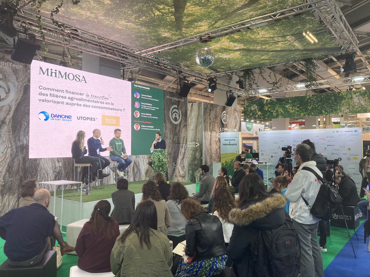 Hâte de découvrir le rapport d’<a href="/Utopies_Paris/">UTOPIES</a> sur le financement de la transition alimentaire. Merci <a href="/FermeDigitale/">La Ferme Digitale</a> pour cette conférence hyper intéressante ! <a href="/florianbreton/">☰ Florian BRETON</a> <a href="/MiiMOSA_fr/">MiiMOSA</a> <a href="/BusinessBouffe/">Business of Bouffe</a>