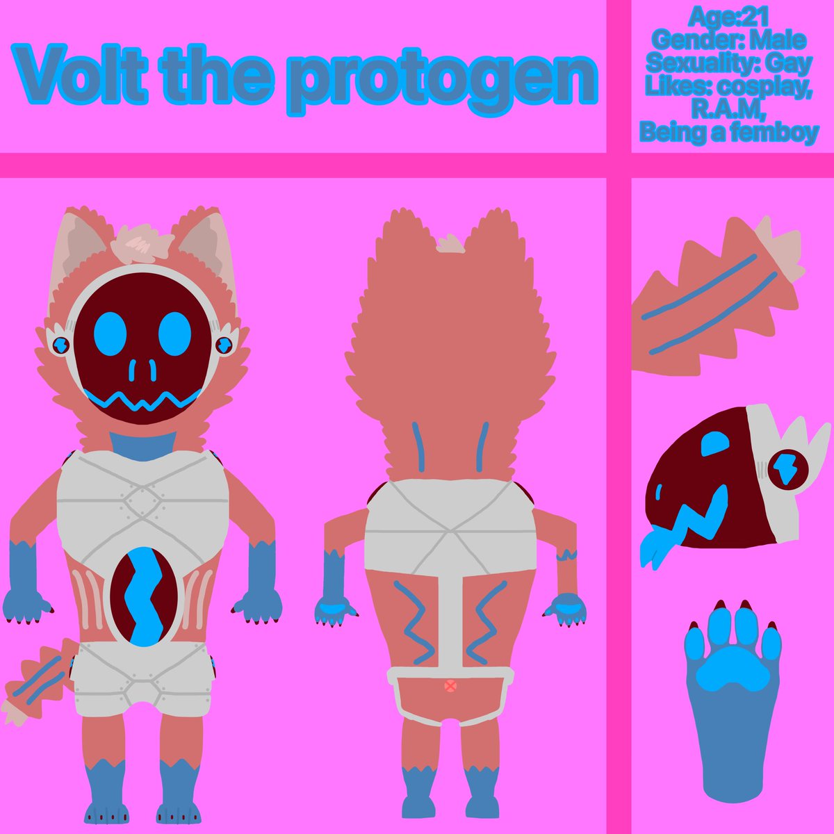Charlie_Da_Wolf's tweet photo. Updated refs. Just updated Charlie and Volts ref https://t.co/GUWxfWeA6P