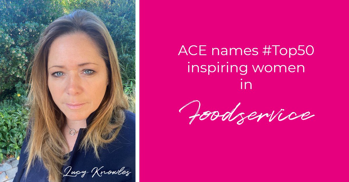 HolroydHowe's tweet photo. The Association of Catering Excellence (ACE) has named Lucy Knowles, our new MD, as one of their #topfifty inspiring women in foodservice 😃 Lucy has been invited to their #InternationalWomensDay event, which will raise money for Hospitality Action. We couldn’t be more #delighted https://t.co/vkWr0RtKKD