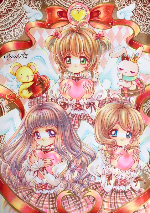 バレンタインイメージの🌸ちゃん
#CCさくら 