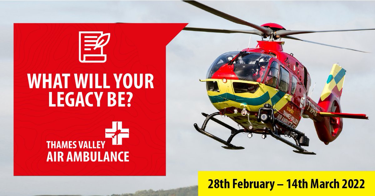 TVAirAmb's tweet photo. Gifts in Wills are a special way to celebrate your life, while helping to save someone else's. From today, participating solicitors will be waiving their usual Will writing fees in return for a donation to our charity. Find out more 🔗 https://t.co/m1lqUizxOb #MakeAWillFortnight https://t.co/pqRJA4zCld