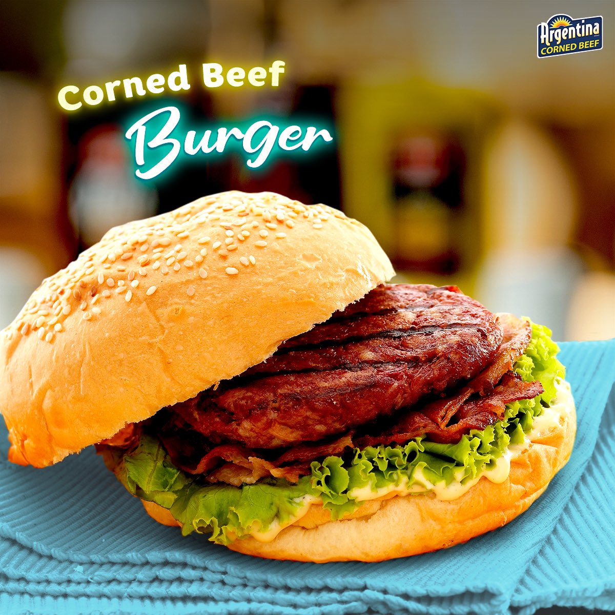 Start your brand new week right! 
Tara, burger tayo! #ArgentinaCornedBeef #KathNielLovesACB  Complete recipe here: facebook.com/ArgentinaMeats…