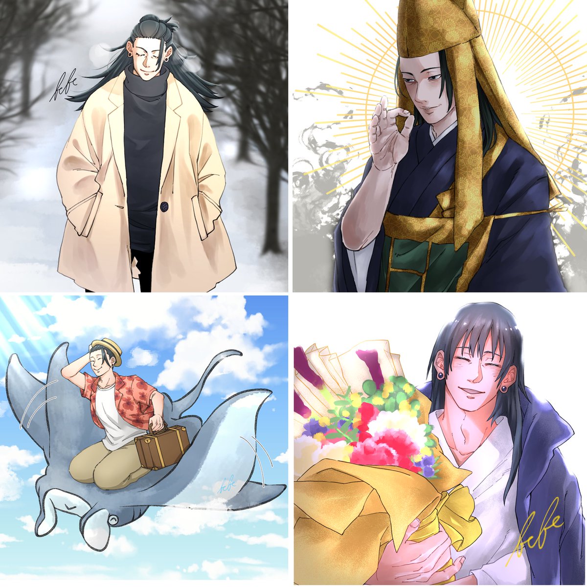#今月描いた絵を晒そう
今月もたくさん見て頂きありがとうございました〜💗
来月は前半原稿に集中するので後半からいっぱい描きたいです〜❣❣ 