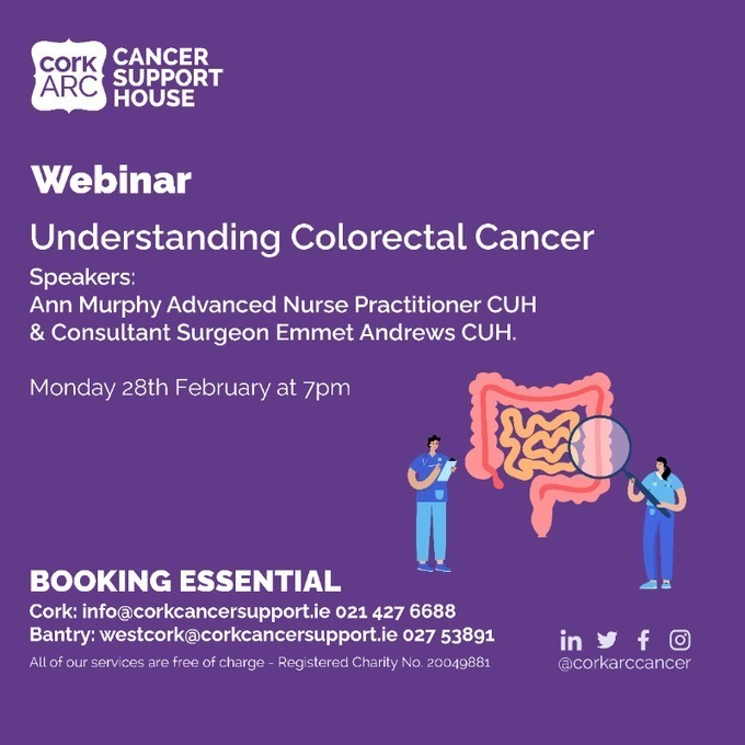 DocMeetingsCRS (@docmeetings_crs) on Twitter photo Understanding Colorectal Cancer
<a href="/CorkARCcancer/">Cork ARC Cancer Support House</a>
2/28/22, 7:00 PM
Anne Murphy
Emmet Andrew
docmeetings.com/events/3b7fed7…
#webinar #webinars #médico #médica #oncology #oncologia Understanding Colorectal Cancer
<a href="/CorkARCcancer/">Cork ARC Cancer Support House</a>
2/28/22, 7:00 PM
Anne Murphy
Emmet Andrew
docmeetings.com/events/3b7fed7…
#webinar #webinars #médico #médica #oncology #oncologia