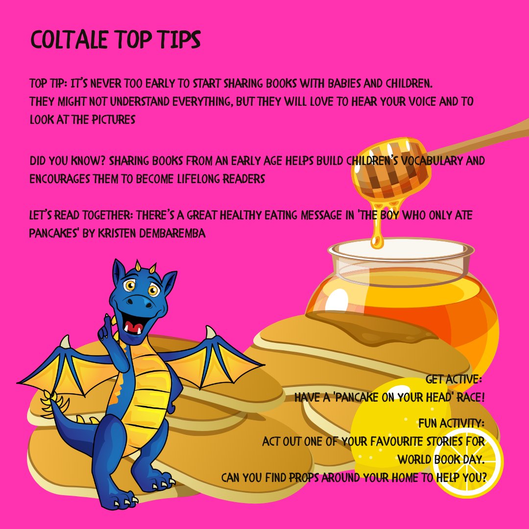 SqMileFamilies's tweet photo. It’s Pancake Day this week. Coltale loves making pancakes. Here's a recipe you can make together: https://t.co/9ZZ9SaxyjA

It’s also World Book Day on 3 March. Coltale loves books even more than he loves pancakes! There’s a great message in this story: https://t.co/lu1JaxVUdw https://t.co/iA0JermHd4