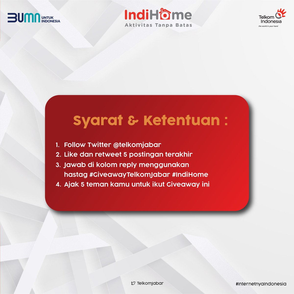 TelkomJabar's tweet photo. Giveaway lagi nih Sob! 

Coba tebak nama kota diatas yuk Sob!

Bagi Sobat yang beruntung bakal dapet saldo LinkAja 150K untuk 3 pemenang!
#IndiHome 
#AktivitasTanpaBatas 
#GiveawayTelkomjabar https://t.co/XjdJdM7cqS