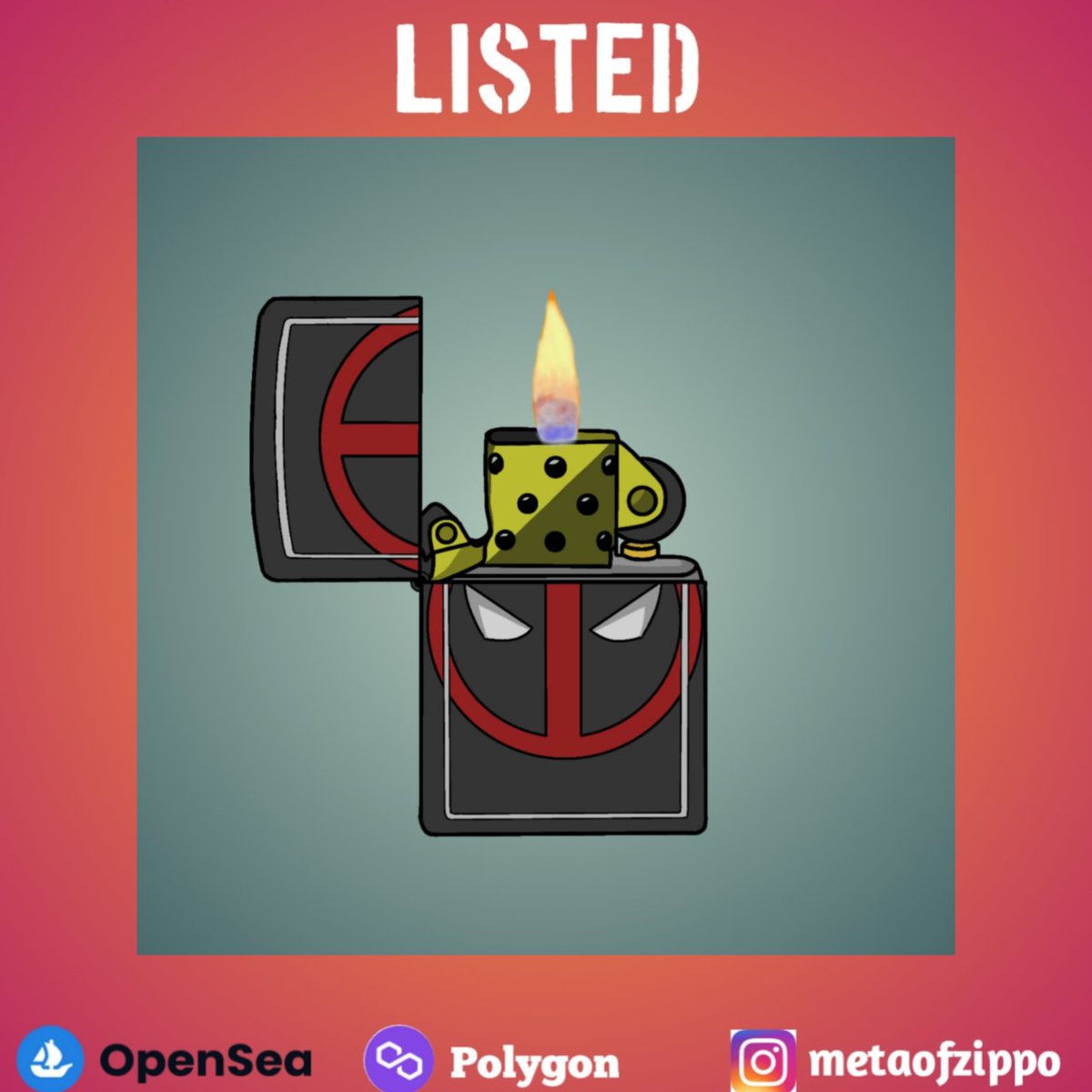metaofzippo's tweet photo. Meta of zippo 
Available on @opensea 

FP : 0.001 eth
Polygon blockchain ( no gass fee )

check my other collaction 

Link on my bio ☝️☝️☝️

#nftcollectible  #nftartwork  #nfts  #nftbuyers  #nftime  #nftgiveaway  #nftartgallery  #nftsstories  #nftnews  #nftfashion  #nftindo  #nft https://t.co/8VQDWgQY7e