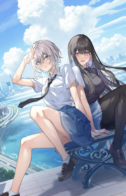 宣伝です
✨百合+夏+青春✨なビジュアルノベル『嘘から始まる恋の夏』を製作中です!

切なさや青春感を大切にしているので、気になった方は今後の動きも見守ってくださると嬉しいです!

私はキャラデザやキャライラスト全て&amp;企画(兼任)も担当してます!
#百合
#嘘夏
ティザームービーもぜひ!⏬ https://t.co/kqKx9o1CcZ 