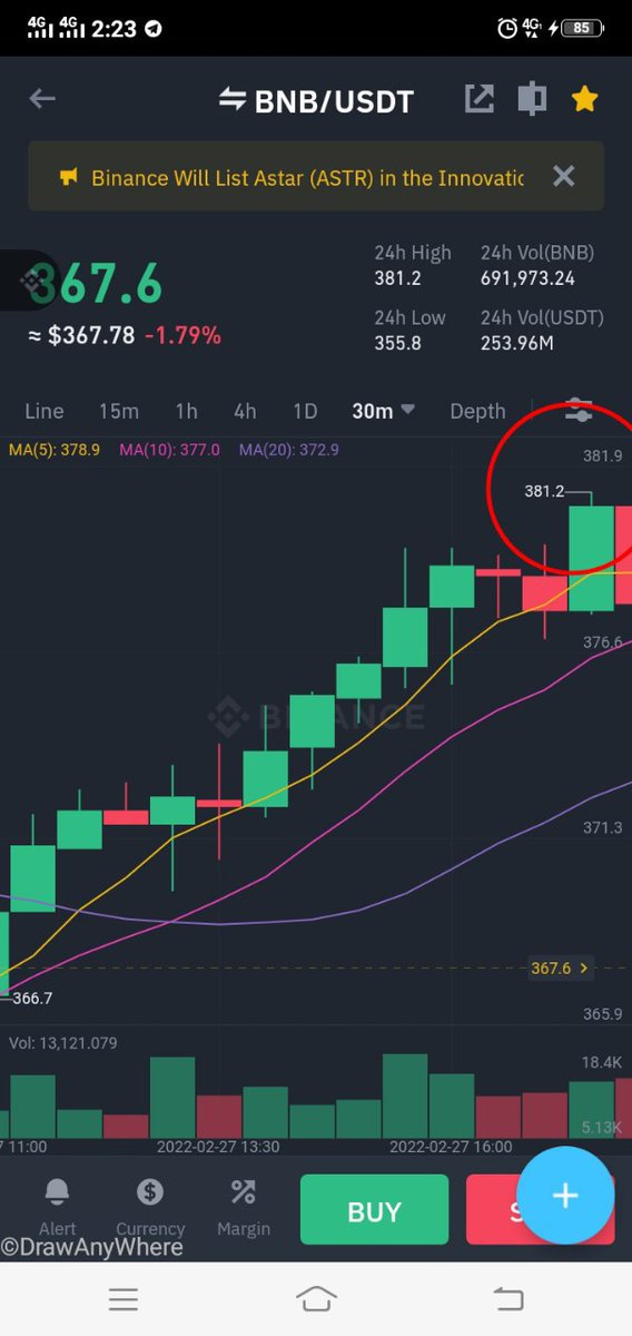 Arzon_105's tweet photo. #BNB/USDT ❤️ 

 Alhamdulillah ❤100_120% profit done
https://t.co/fyO0DPiPiz
Target1✅
Target2✅
Target3✅
Target4✅

 hit🚀🚀

 I dare on this trade🔥🔥🔥
https://t.co/fyO0DPiPiz https://t.co/L2z4GShJOu