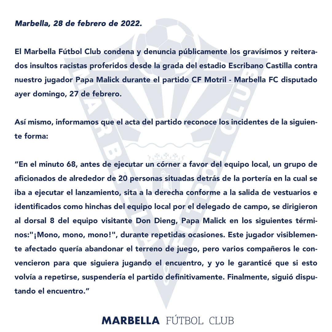 Marbella FC tweet media