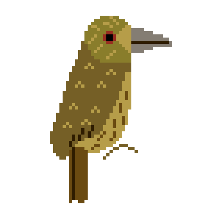 Montavris's tweet photo. Day 12 of @Pixel_Dailies #pixel_dailies
Had a busy day yesterday, so heres a late #Puffbird https://t.co/V6msnDjoy5