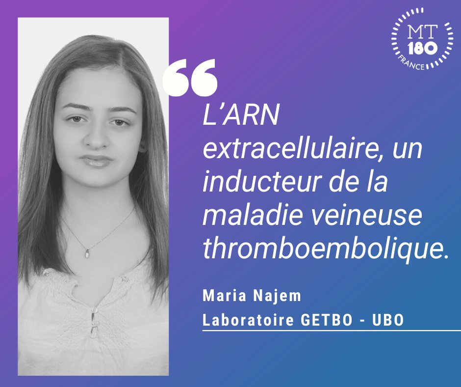 UBO_UnivBrest's tweet photo. Maria est doctorante au #GETBO @InsermGrdOuest @CHRU_Brest : un laboratoire entièrement dédié à l'étude des thromboses 🩸
Dans sa thèse, elle cherche à découvrir et comprendre les mécanismes génétiques à l'origine de cette maladie. https://t.co/s35l3dk9J5