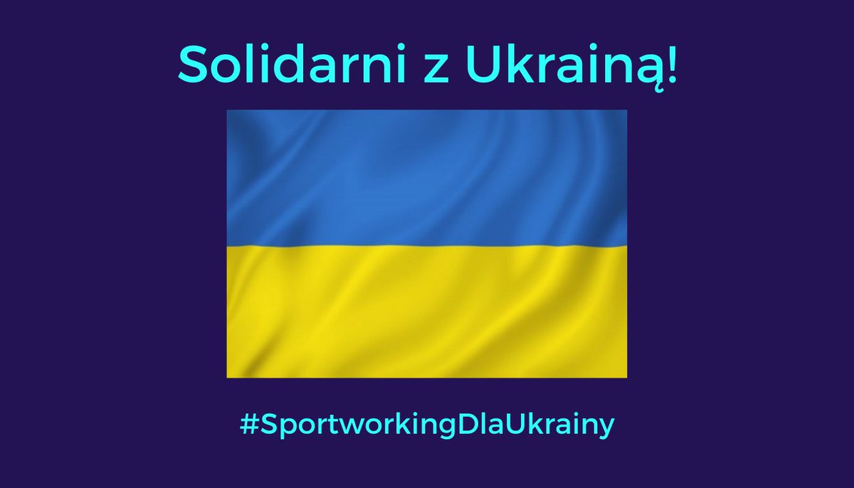 To dziś nasz NAWAŻNIEJSZY KOMUNIKAT! Nigdy też o nic nie prosiliśmy, ale dziś ruszamy ze zbiórką i pomocą dla🇺🇦 Pokażmy siłę i solidarność społeczność #marketingsportowy i #biznesWsporcie wpłacając na wspólny cel💪

Link zbiórki👇
siepomaga.pl/sportworkingdl…

Zróbmy hałas 🔁 i❤