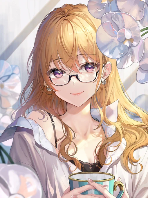 #今月描いた絵を晒そう 
眼鏡のお姉さん✨ 
