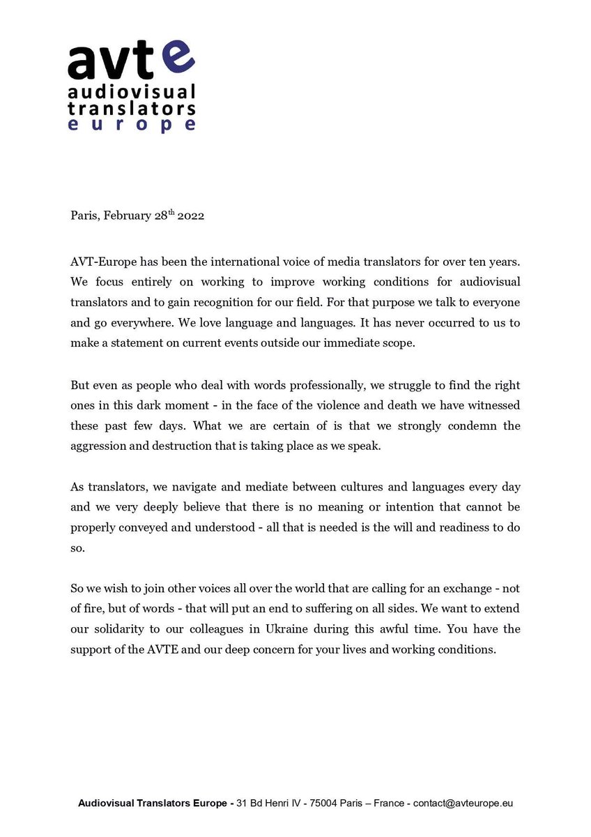 Declaration of Solidarity