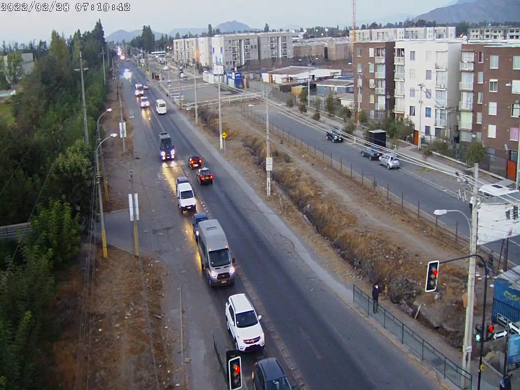 #Rancagua Av. Salvador Allende se mantiene flujo vehicular moderado 07:20 hrs.