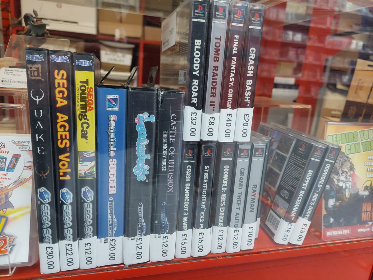 SupernerdsT's tweet photo. Have retro game prices gone to far now ?

I feel as a collector that my hobby has become too expensive and I really weigh up buying retro games now 

#GamersUnite #retrogaming https://t.co/wirlL8952n