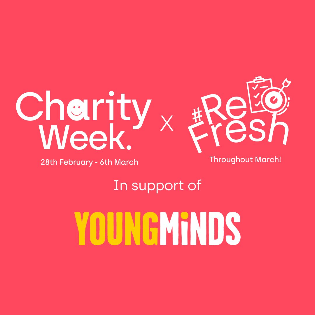 Get involved this Charity Week &amp; find out what the 'fun' in fundraising stands for 🎉! 

Join in, donate &amp; help our charity partner <a href="/YoungMindsUK/">YoungMinds</a> continue to carry out the amazing work they do to support young people's mental health today: justgiving.com/fundraising/ch…