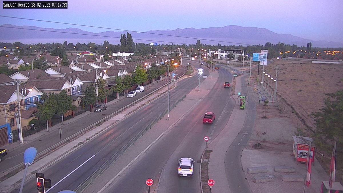 #Machali se mantiene flujo vehicular moderado Av. San Juan 07:18 hrs.