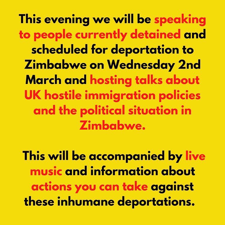 #STOPTHEPLANE URGENT APPEAL - LIVESTREAM TONIGHT 8PM 🚨🚨🚨 These deportations are part of a framework of Britain's violent borders. This flight cannot leave. Join us this evening to find out more about the scheduled deportation and what you can do to help. Pls RT & tune in