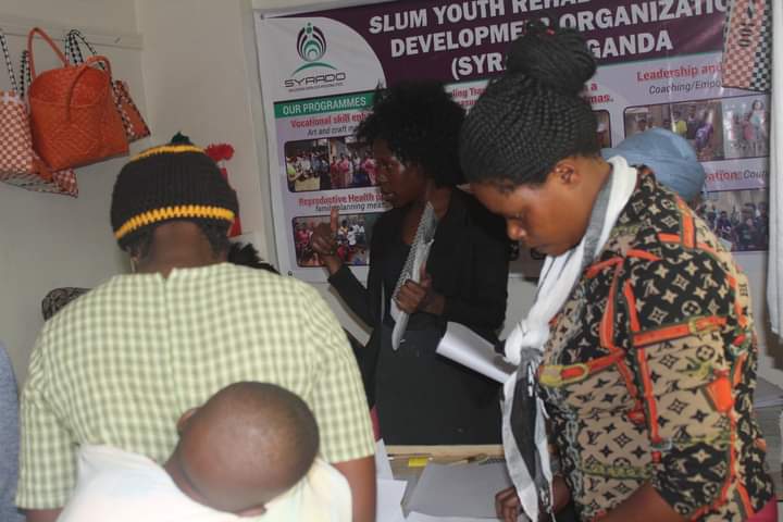 syradouganda's tweet photo. In order to achieve equitable development SYRADO Uganda focuses on Skilling the women, youths and adolescent girls living in slums in Uganda since they are the most vulnerable. @ngoforum #UnlockingEndlessPossibilities #HandsonSkilling #covid19response #SkillingWomen https://t.co/USs9xxF38P