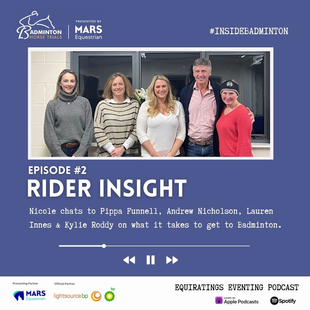 Such a great listen! We hope you enjoy the latest #InsideBadminton podcast in partnership with EquiRatings @EventingPodcast badminton-horse.co.uk/episode-2-insi…
