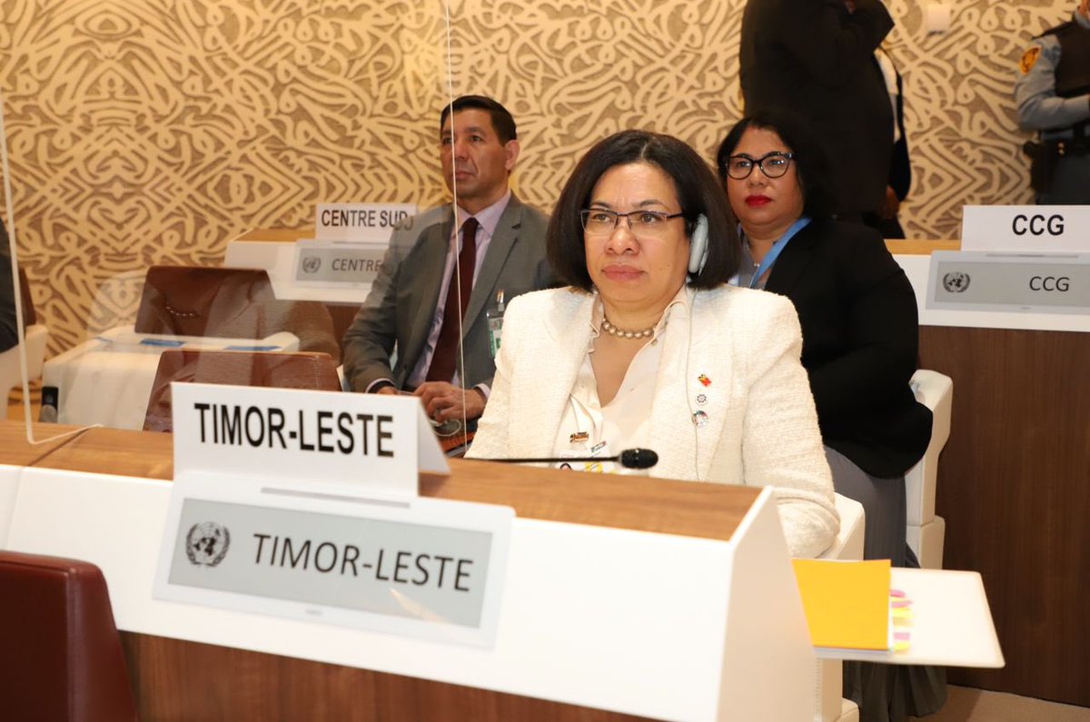 AdaljizaM's tweet photo. HE Minister Magno participated on the Opening Session of the High-Level Segment of the 49th Session of the #HumanRightCouncil at the Palais des Nations (28/02) https://t.co/eKeb7WdWci