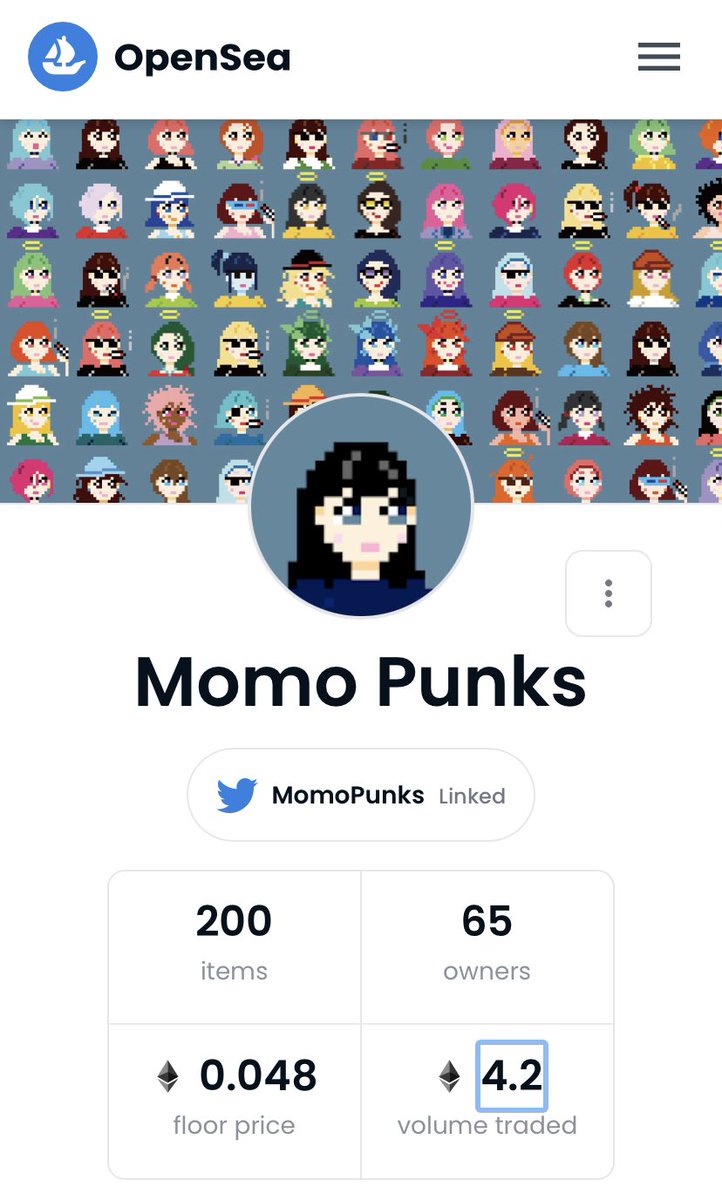 5ETH is a little more trade❗️ Thank you for your support 💜💜💜

opensea.io/collection/mom…