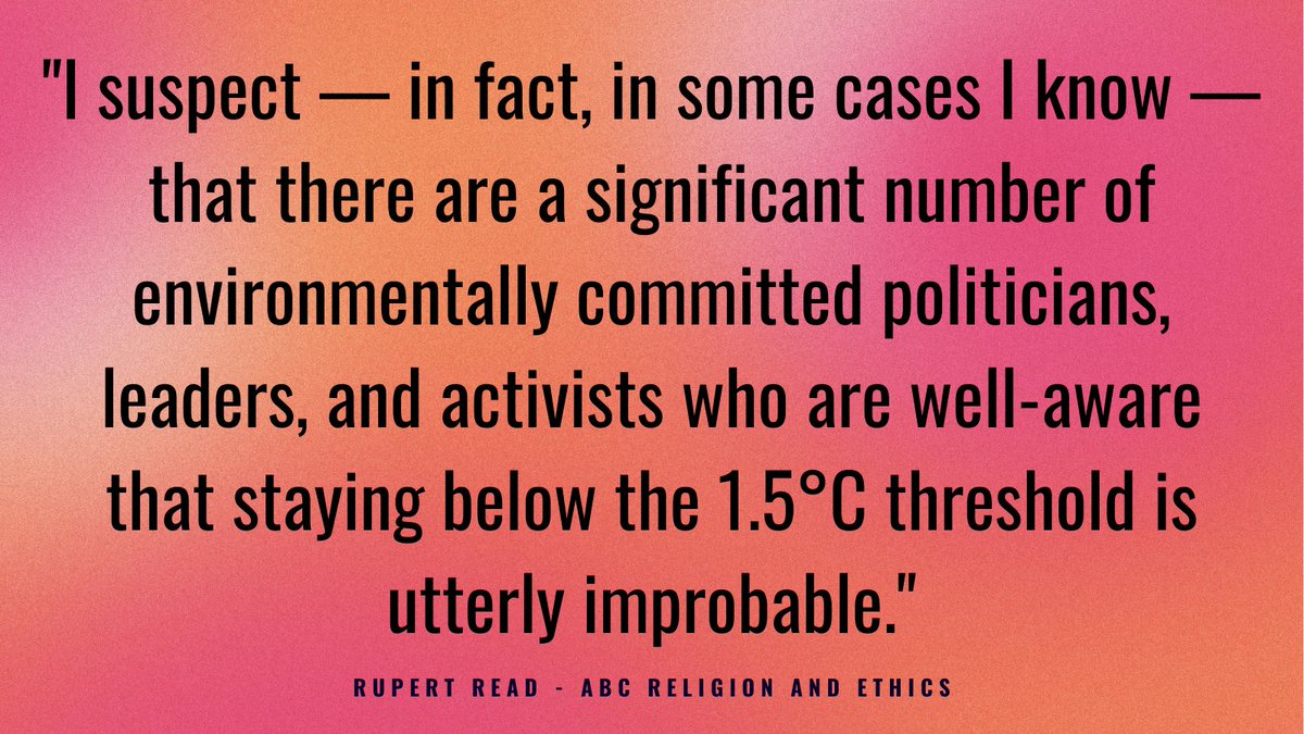Parents4aFuture's tweet photo. New from PFAF author @GreenRupertRead > The inconvenient truth about telling the truth about climate breakdown. @ABCReligion
Read now!
#climatecrisis #climateparents
https://t.co/tlknfmsIZv https://t.co/2x4gKeBjRx