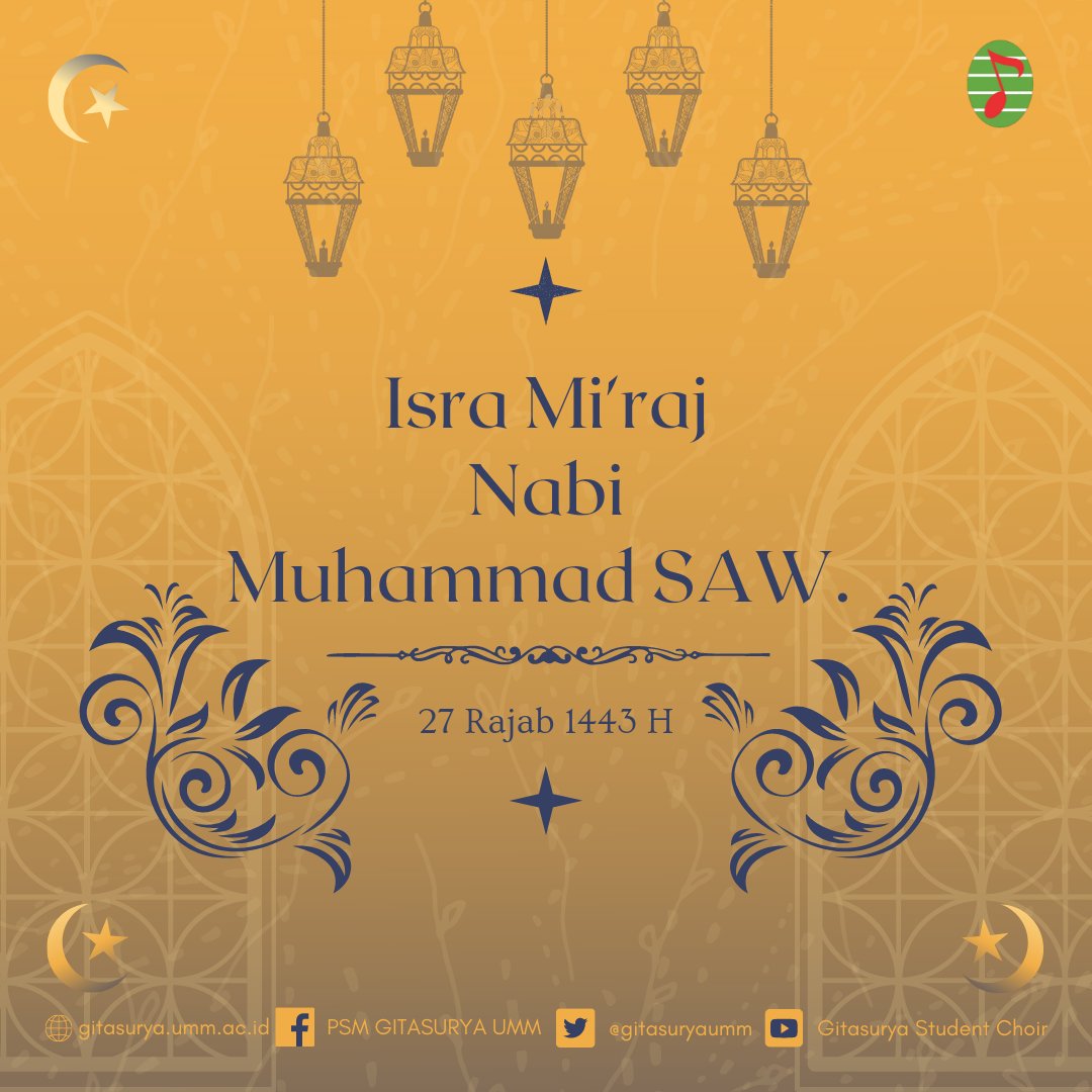 Selamat memperingati hari Isra Miraj untuk semua umat muslim, semoga kisah perjalanan Nabi Muhammad dapat mengingatkan kita kembali pada kuasa dan kebesaran Allah.