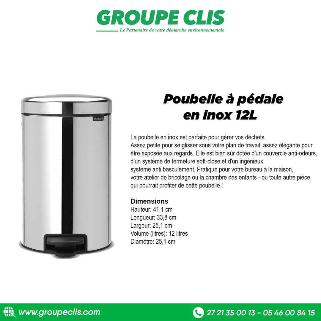 GROUPECLIS2019's tweet photo. Contacts: + 225 27 21 35 00 13 / 05 46 00 84 15.
#Poubelle #poubelleapedale #poubelleeninox #inox #gestiondesdechets https://t.co/IQSwT3bHC6