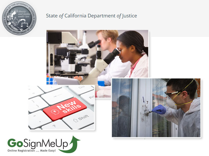 GoSignMeUp's tweet photo. California Department of Justice uses GoSignMeUp to offer online and in person classes.
https://t.co/HcRHJlfsVB
#gosignmeup #onlineregistration #distancelearning #enrichment #professionaldevelopment #certification https://t.co/4YodGnNY26