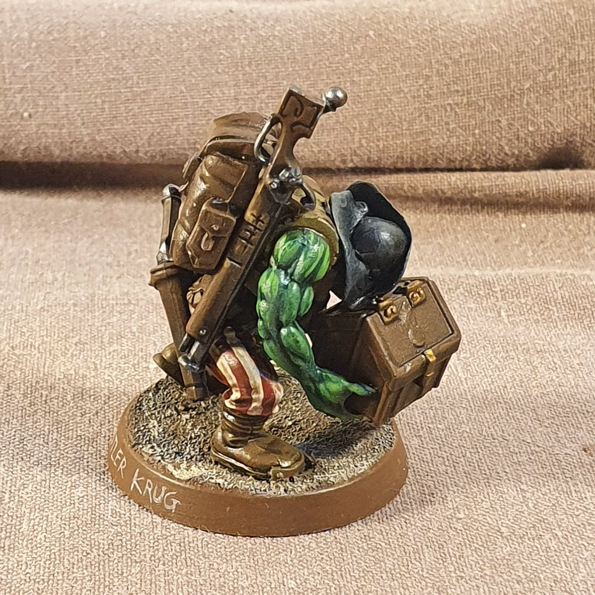 WarbossKurgan's tweet photo. Deadhead Snag &amp; Hoslter Krug are dock workers in Gallowmire, they unload the loot that comes in aboard pirate sky-ships.

Krug gives boxes a good shake to guess what might be inside. Snag likes to take frequent breaks.

https://t.co/eHMWAWFObL

#MortalCitizens @mortalcitizens https://t.co/AlqojSGPBe