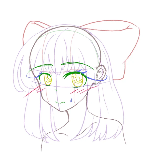 目の描き方ってどう教えればいいんだろ…?うろ覚えで魔女の家のエレンちゃんです 