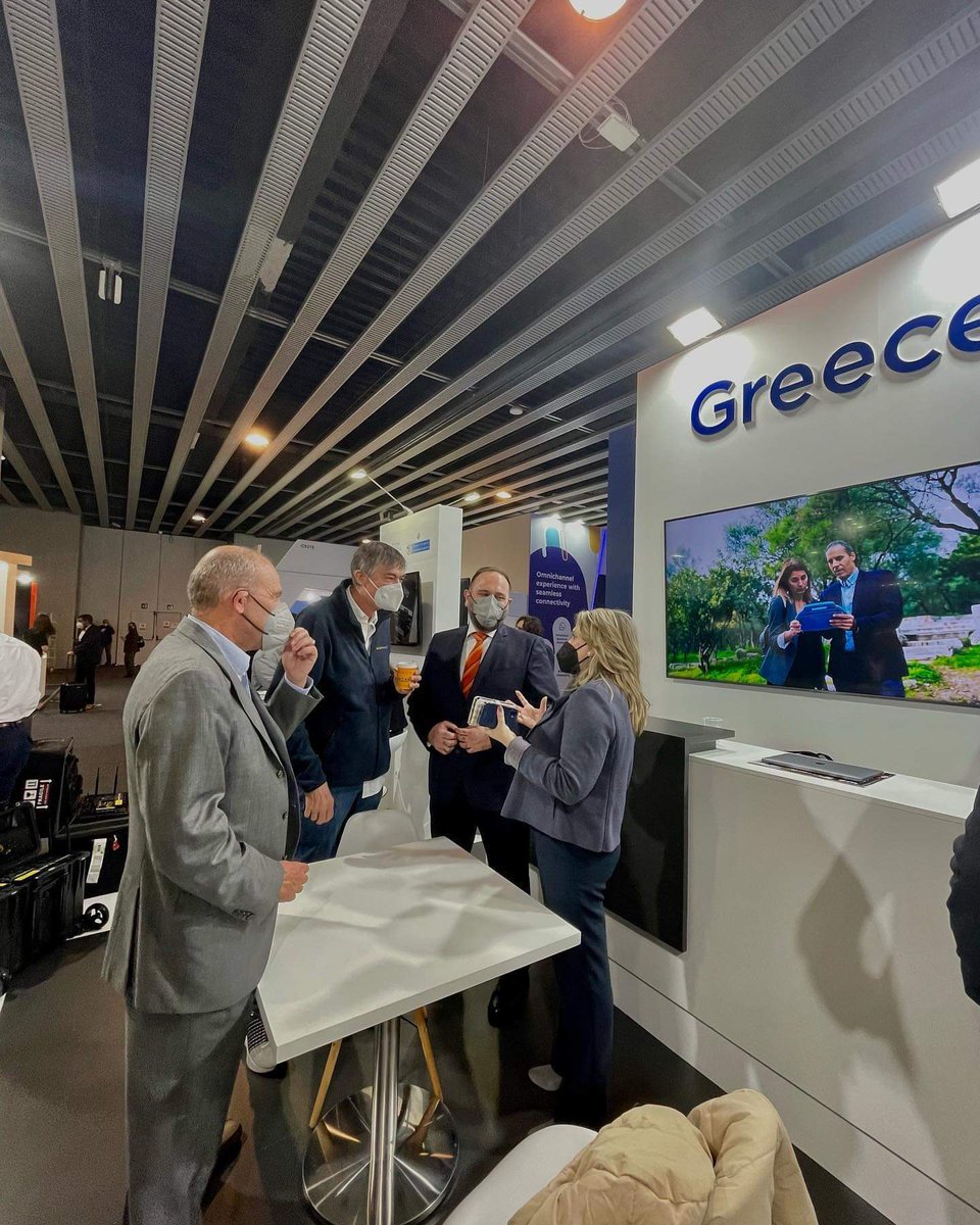 SEKEE_GR's tweet photo. Happening now at the Greek pavilion : Joe Costello, Betty Alexandropoulou, Manos Macromallis and Panagiotis Tsantilas are discussing for the opportunities that could arise when the Greek ecosystem meets Silicon Valley’s investors. 🇬🇷🤝🇺🇸
#InnovationUnleashed #5G #sekee #Greece https://t.co/tRgbjM9dQ2