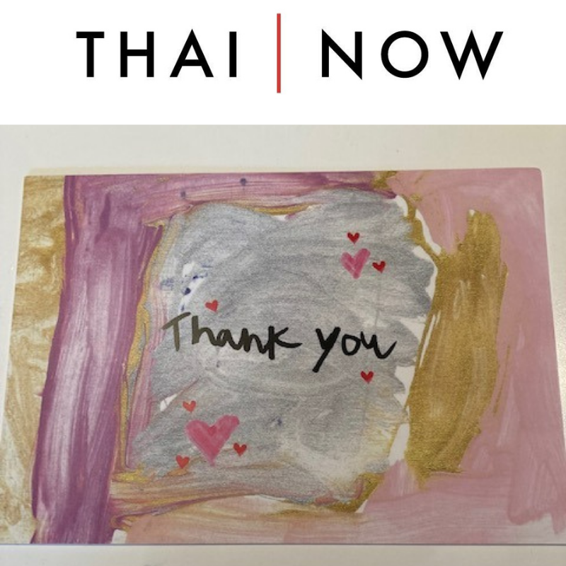 ThaiNowFood's tweet photo. We have received a beautiful card from Whitchurch Primary School thanking us for a donation to their Christmas raffle.  What lovely manners! 😊   

We hope the winner enjoys their Thai Now takeaway. ❤️

https://t.co/jSIIvDFS4u
#ThaiNow #Tilehurst #WhitchurchSchool https://t.co/gE8RMS0llE