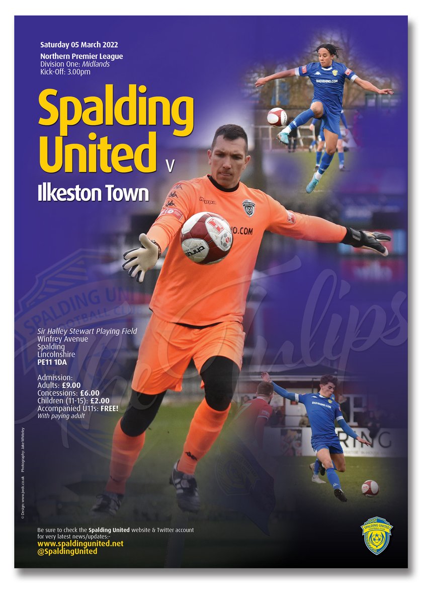 thejakewhiteley's tweet photo. If table-topping @ilkestontown_fc visiting @SpaldingUnited isn't enough of a draw, @duggan895 looking resplendent in tangerine (ably accompanied by @gianlucabucci02 + @bstarkie23!) should help attract a goodly throng to the #SirHalleyStewart this Sat 5/3!... #GoTulips https://t.co/CakfmCuyWt