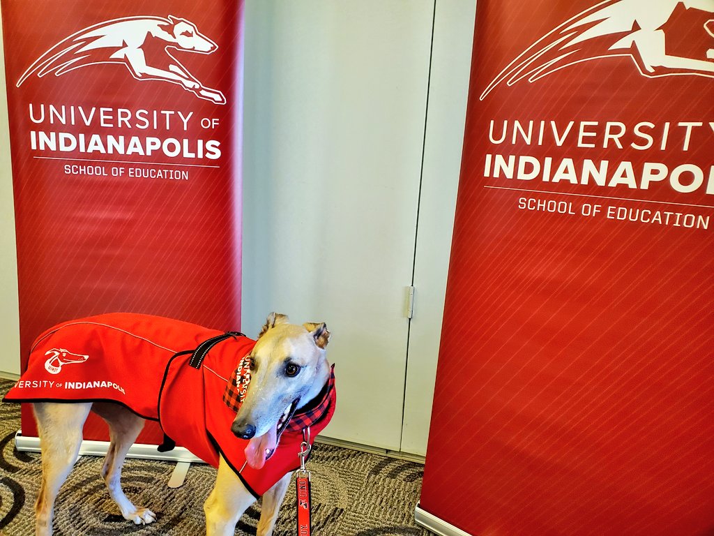 Spending my morning helping kick off the <a href="/UIndySOE/">UIndySOE</a> preview day with @UIndyAdmissions. Welcome to campus, Hounds! 🐾