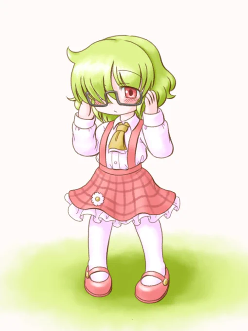 目隠れ眼鏡吊りスカート白タイツ幽香ちゃん(長い)
色々詰め込んだらこうなりました 