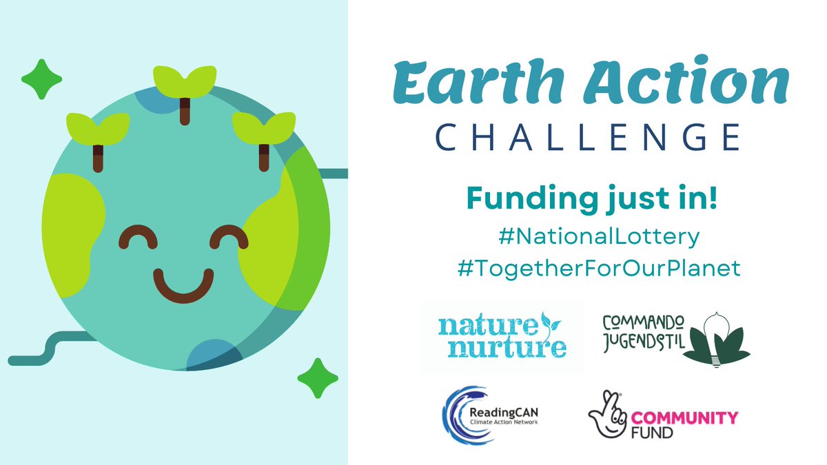 Natalie Ganpatsingh @NatureNurture_ Happy days :-) We've just gained funding from The @TNLComFund for our #EarthActionChallenge education programme with @CJugenstil Thank you :-) #NationalLottery #TogetherForOurPlanet What's it all about? See here - vimeo.com/626233582