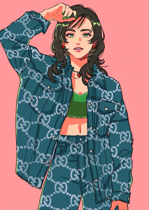 #今月描いた絵を晒そう 
#GUCCI 