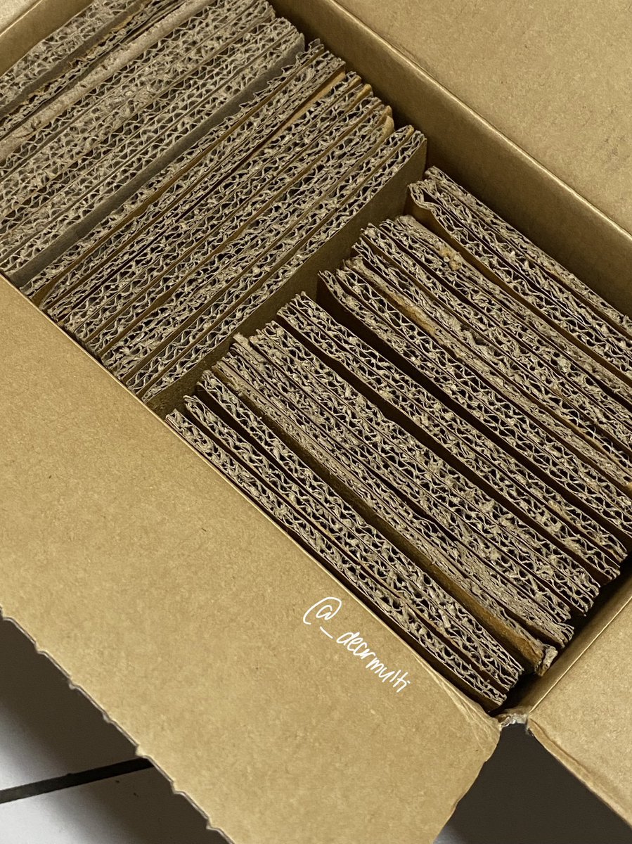 _dearmulti's tweet photo. wts lfb ph carton sandwich
#multisells pre cut carton
- ₱60 for 20pcs + pf + lsf
- 80 pcs available! (single wall)
- 4.5 in x 5 in
🧷loc: tondo, mnl
🛒mop: gcash (payo)
✉️mod: ggx or sdd only!
📓dm if interested!
🏷cardboard packaging materials kpop pc photocard packing https://t.co/BvyBWDdGdY